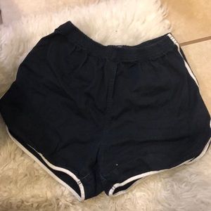 Navy Blue with white trim Brandy Melville shorts